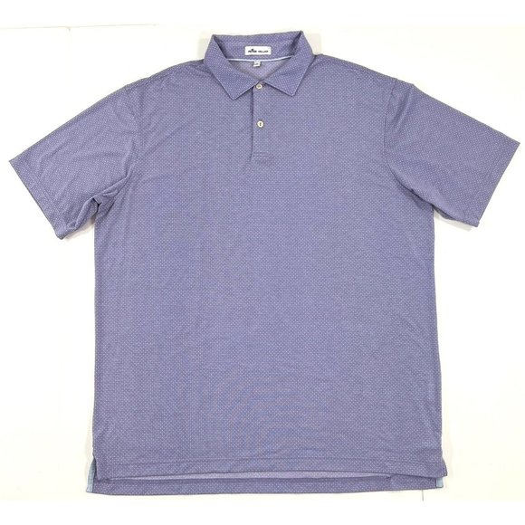 Peter Millar Purple Polo Shirt - Picture 1 of 10